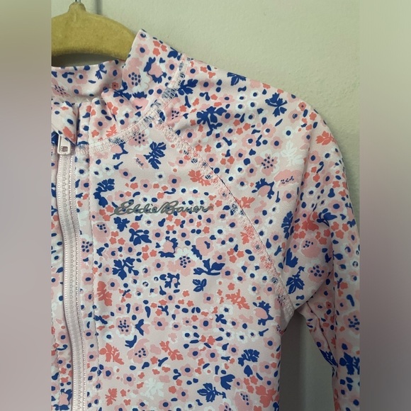 Eddie Bauer Pink & Purple Full Swimsuit Size 18 Months - Picture 2 of 7